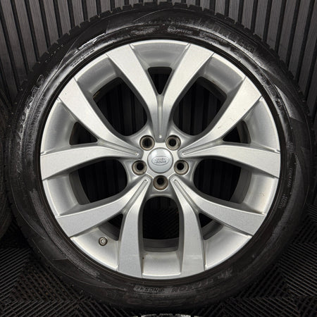 20'' GENUINE RANGE ROVER EVOQUE DISCOVERY SPORT SILVER LAND ALLOY WHEELS TYRES
