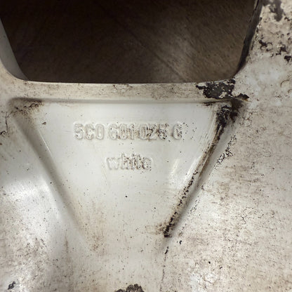 1X 17'' GENUINE VW BEETLE MK3 HERITAGE WHITE ALLOY WHEEL PIRELLI TYRE 5C0601025G