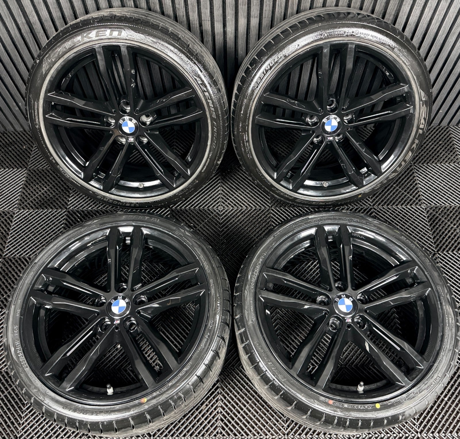 19" BMW 3 Series 704 Black M Sport F30 F31 F32 E90 Alloy Wheels Tyres Genuine