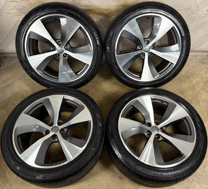 21'' GENUINE AUDI Q7 S LINE RS ALLOY WHEELS ALLOYS TYRES 4M0601025E 5X112
