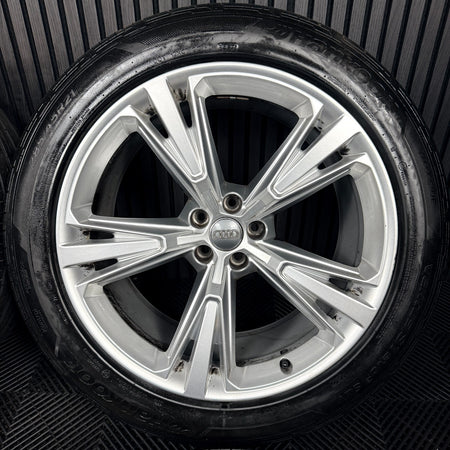 21'' Audi Q8 S Line 5 Spoke Alloy Wheels Alloys Tyres 4M8601025H Genuine