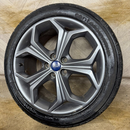 1X 18'' GENUINE FORD S MAX MK1 GREY TITANIUM X ALLOY WHEEL SINGLE AM2J1007DC