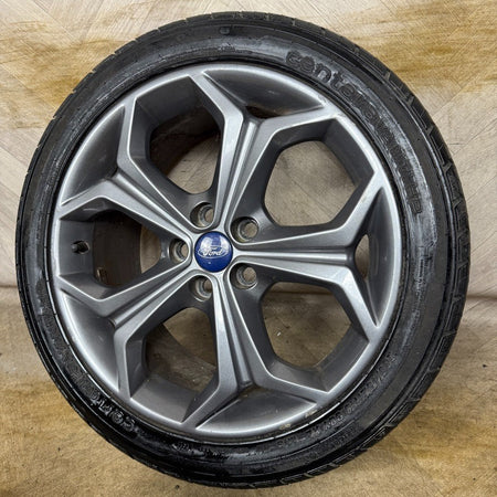 1X 18'' GENUINE FORD S MAX MK1 GREY TITANIUM X ALLOY WHEEL SINGLE AM2J1007DC