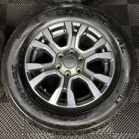18'' GENUINE FORD RANGER GREY DC WILDTRAK ALLOY WHEELS TYRES ALLOYS