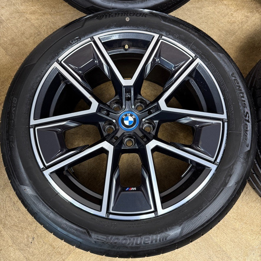 18'' GENUINE BMW 4 SERIES I4 858 M SPORT G26 G22 G23 ALLOY WHEELS TYRES ALLOYS