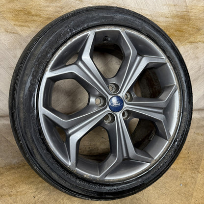 1X 18'' GENUINE FORD S MAX MK1 GREY TITANIUM X ALLOY WHEEL SINGLE AM2J1007DC