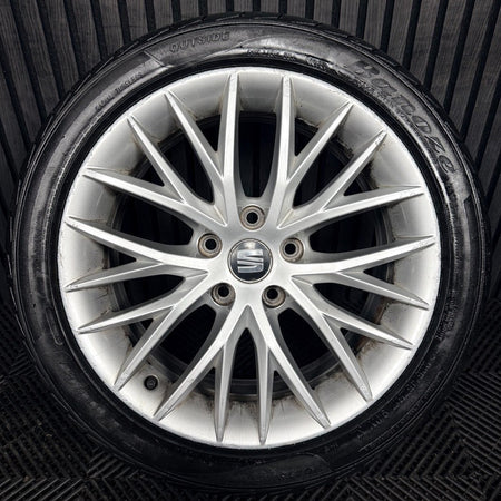 1X 17'' Seat Leon FR MK3 Alloy Wheel Tyre Single Genuine 5F0601025H