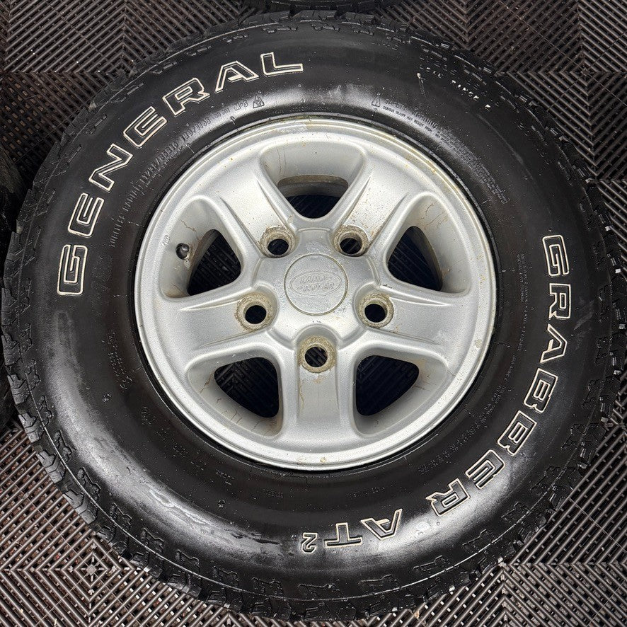 16'' Land Rover Defender Boost 5 Spoke Wheels Tyres L316 Genuine