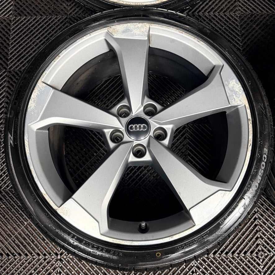 19'' Audi A4 S Line Black Edition B8 B9 Rotor Wheels Alloys 8W0601025CG Genuine