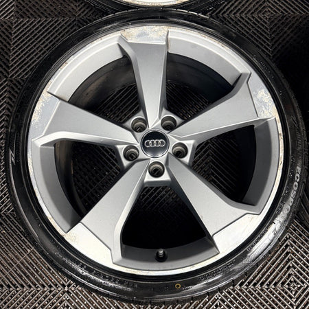 19'' Audi A4 S Line Black Edition B8 B9 Rotor Wheels Alloys 8W0601025CG Genuine