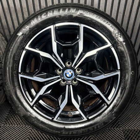 19'' Bmw X3 X4 G01 G02 887 M Sport Alloy Wheels Tyres Alloys 7916263 Genuine