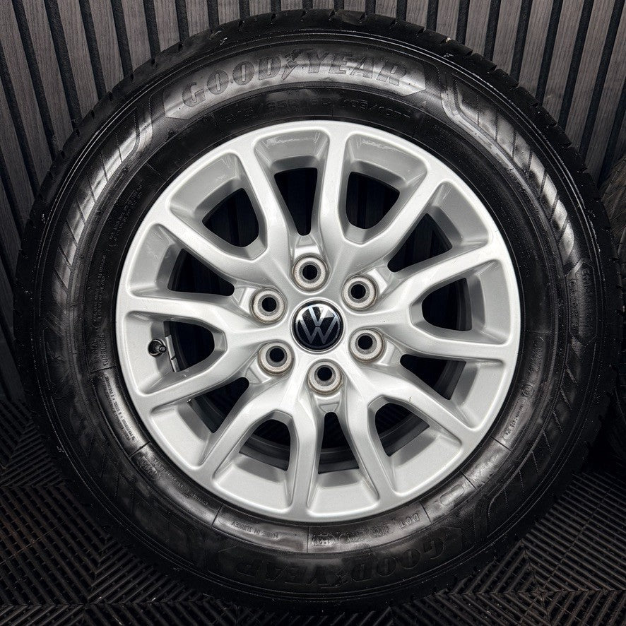 16'' Vw Transporter T7 Caravelle Alloy Wheels Tyres 7TG601025J S741-AB Genuine