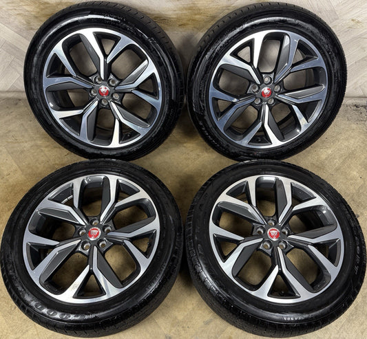 20'' GENUINE JAGUAR I PACE I-PACE 5068 Y SPOKE ALLOY WHEELS TYRES J9D3-1007-CB