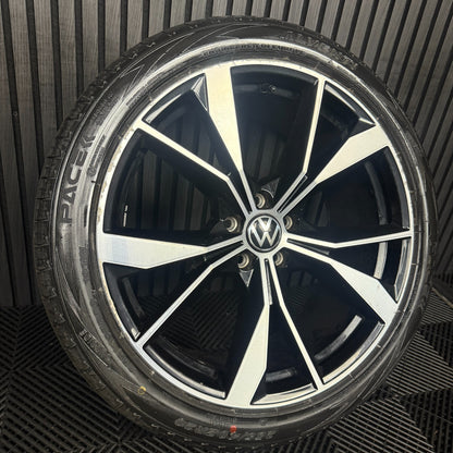 1X 20'' GENUINE VW TIGUAN MISANO R LINE 5NA601025AH DC ALLOY TYRE WHEEL SINGLE