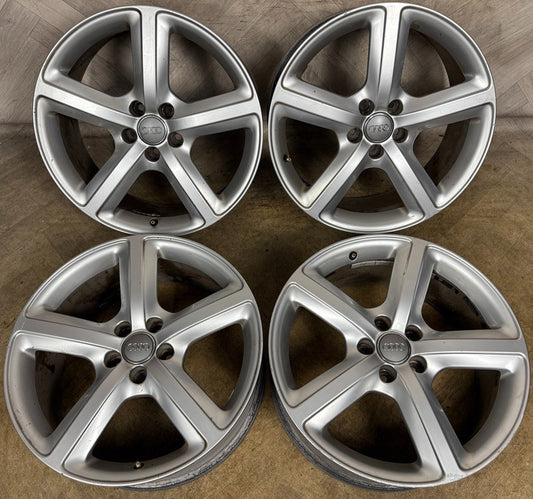 19'' GENUINE AUDI Q5 5 SPOKE S LINE ALLOY WHEELS 5X112  8R0601025BD