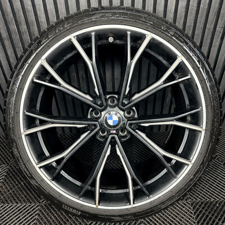 1X 20'' BMW 5 Series 669 M G30 G31 Sport Alloy Wheel Rear 6874445 Genuine
