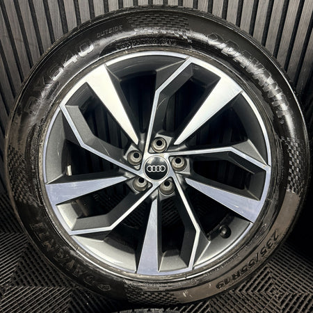 19" Audi Q5 Grey Q4 DC S Line Alloy Wheels Tyres 5X112 80A601025BK Genuine