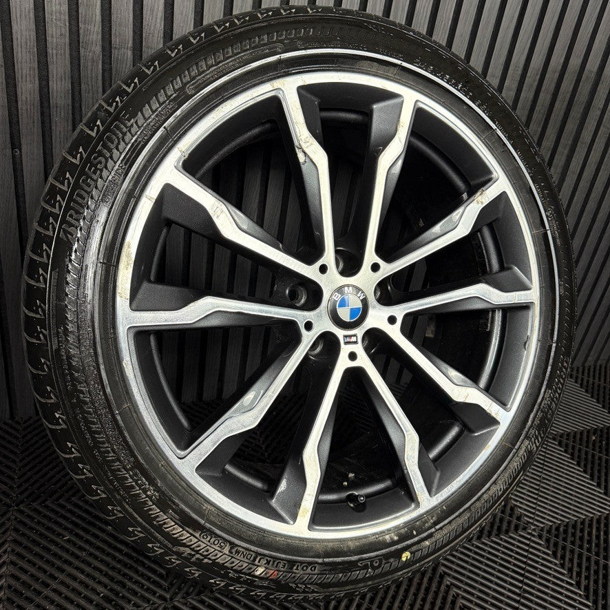 1x 20'' BMW X3 X4 699 M Sport 2 G01 G02 Alloy Wheel Tyre 8010268 Genuine Front