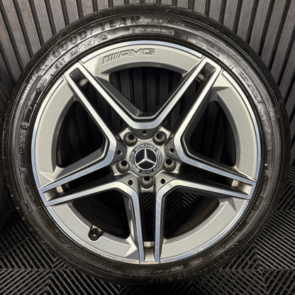 18'' GENUINE MERCEDES AMG A CLASS CLA B ALLOY WHEELS TYRES ALLOYS W177 5X112