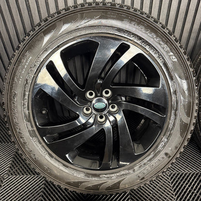 18'' GENUINE RANGE ROVER EVOQUE BLACK DISCOVERY SPORT LAND ALLOY WHEELS TYRES