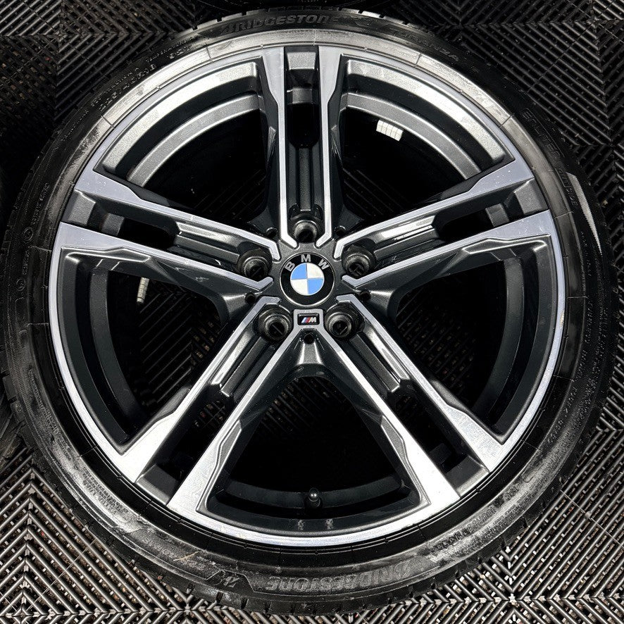 18'' BMW 1 Series 819 Grey M Sport 2 F40 F44 Alloy Wheels Tyres 8092352 Genuine