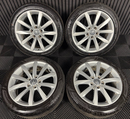 17'' GENUINE VW GOLF GT DIJON MK7 MK8 MK6 ALLOY WHEELS TYRES ALLOYS 5G0601025CH