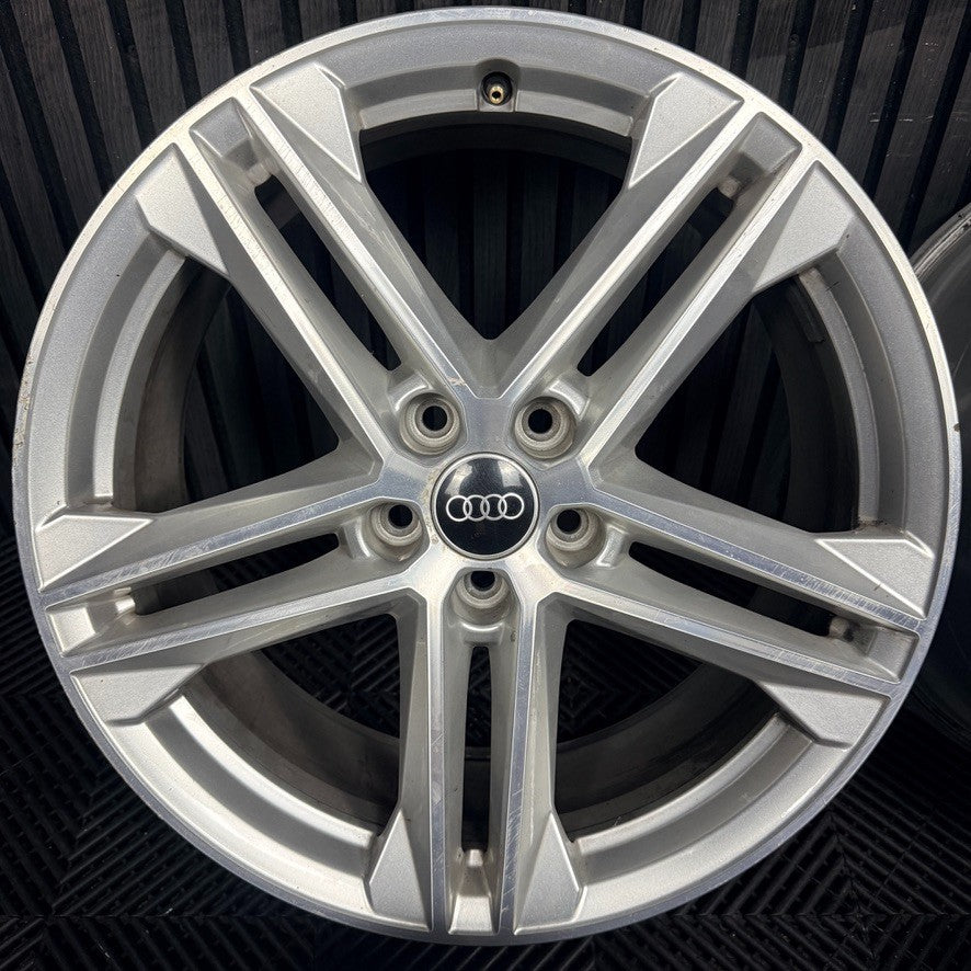 19'' Audi Q5 5 Double Spoke S Line Alloy Wheels 5X112 80A601025G Genuine