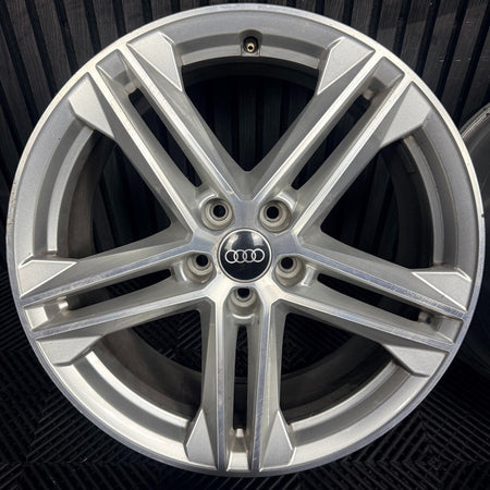 19'' Audi Q5 5 Double Spoke S Line Alloy Wheels 5X112 80A601025G Genuine