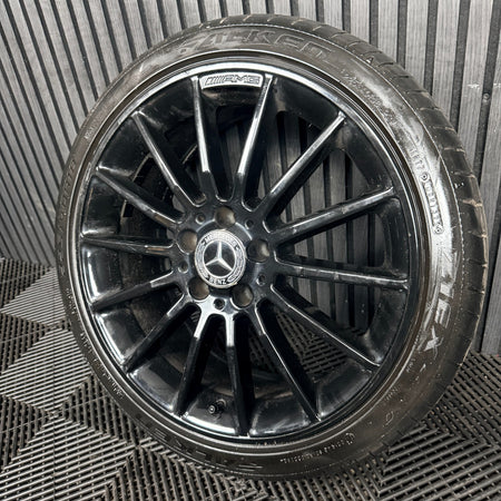 1X 18'' Amg Mercedes A Class CLA Black Alloy Wheel A1764010200 W176 Genuine