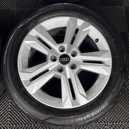 17'' Audi Q2 5 Double Spoke Alloy Wheels Tyres Alloys 81A601025AJ Genuine
