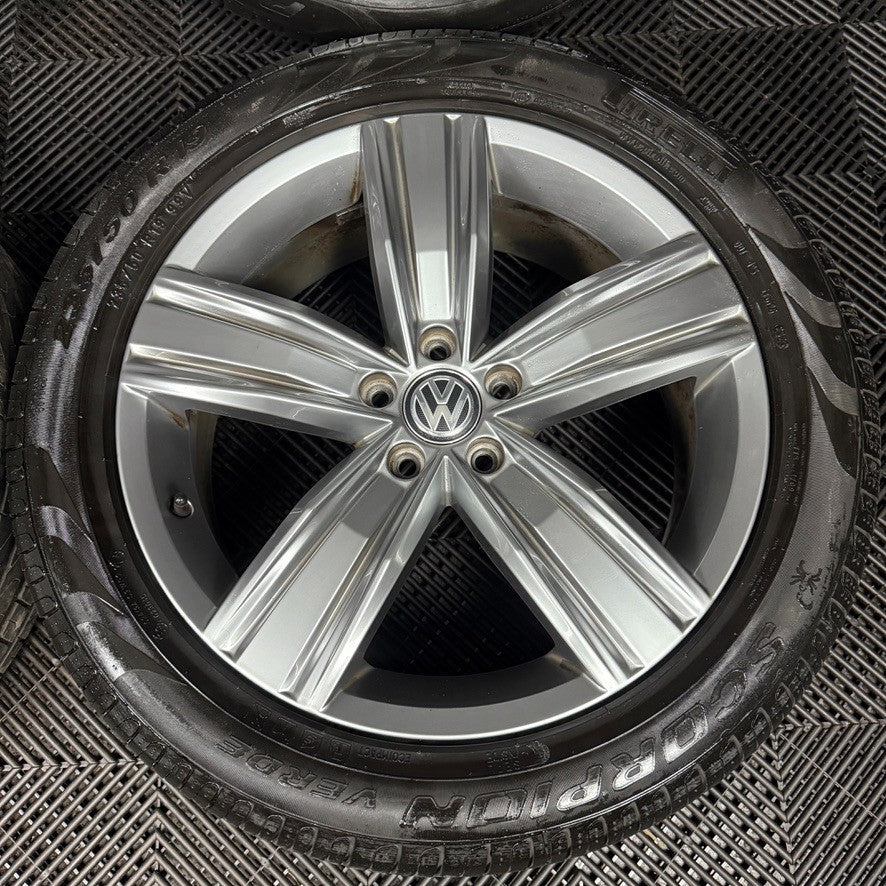 19'' GENUINE VW TIGUAN VICTORIA MK2 ALLOY WHEELS TYRES ALLOYS 5NA601025Q