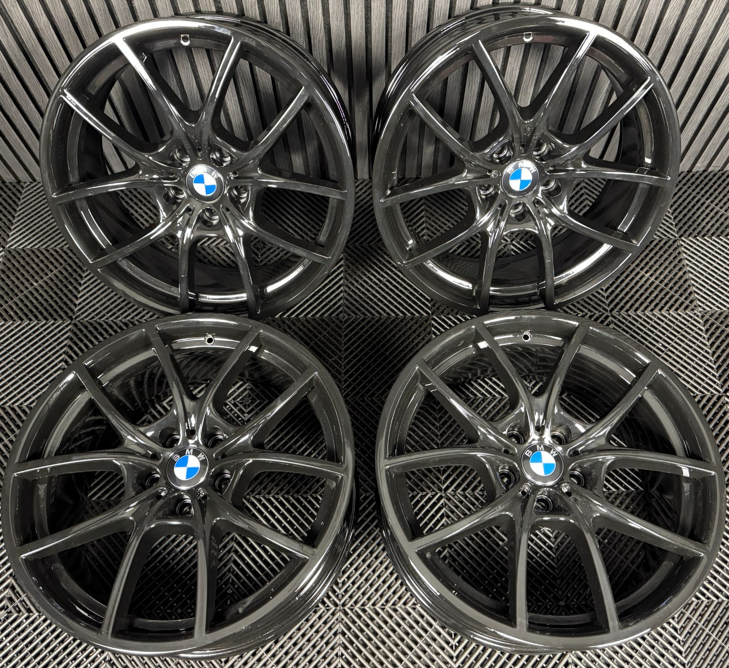 20" GENUINE BMW 5 SERIES 356 BLACK M SPORT F10 F11 F12 F13 F06 ALLOY WHEELS