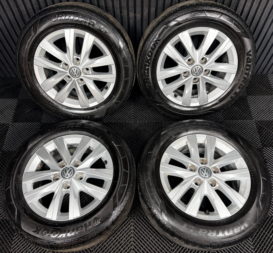 16'' VW Transporter T6 T6.1 T5 Caravelle Clayton Alloy Wheels Tyres Genuine
