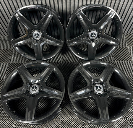 19'' AMG Mercedes GLA Black 5 Spoke Wheel Alloys Vito V Class A156401600 Genuine