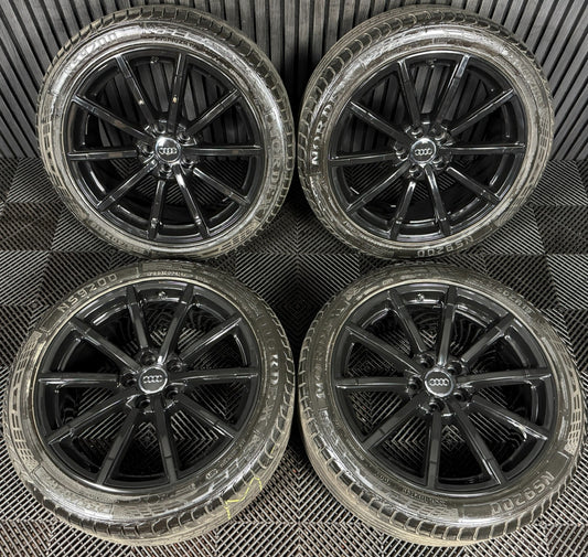 19'' GENUINE AUDI Q3 S LINE BLACK EDITION ALLOY WHEELS TYRES ALLOYS 8U0601025M
