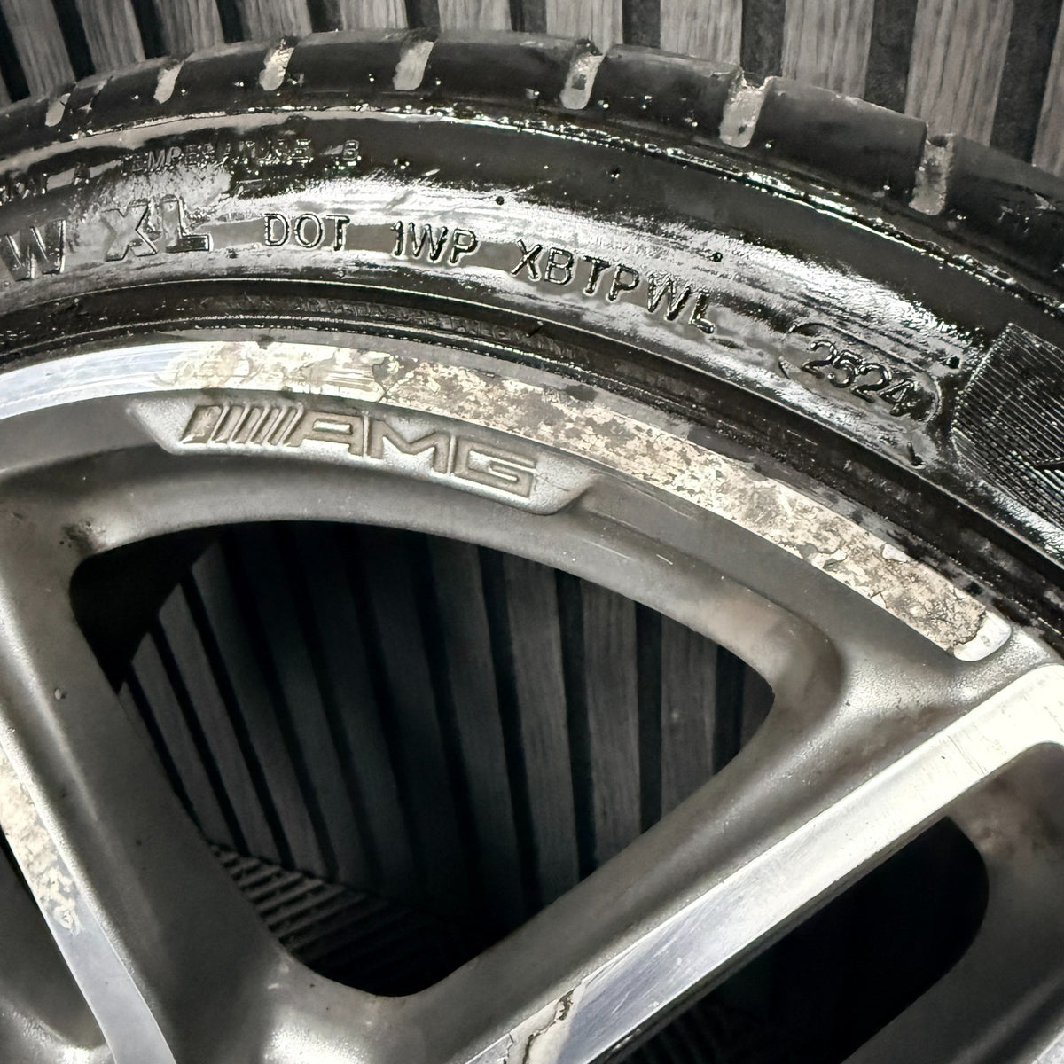 1X 18'' Mercedes AMG A Class CLA Grey W176 Alloy Wheel Tyre A1764010700 Genuine