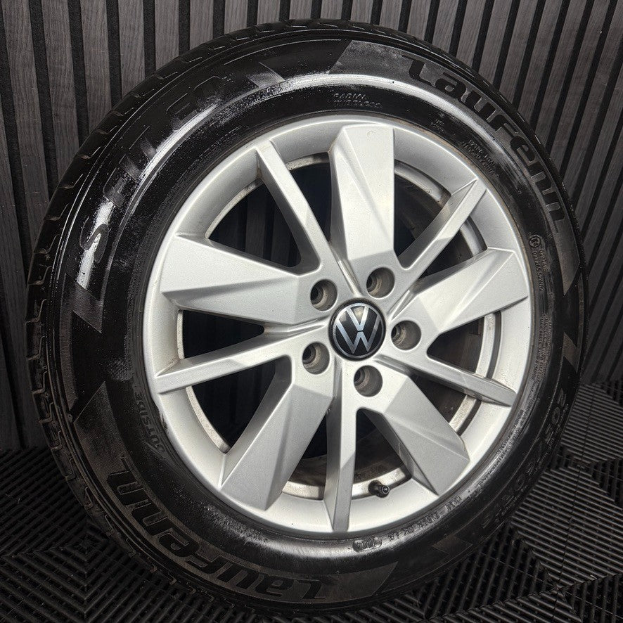 1X 16'' GENUINE VW CADDY VIENNA ALLOY WHEEL TYRE GT SINGLE 2K7601025