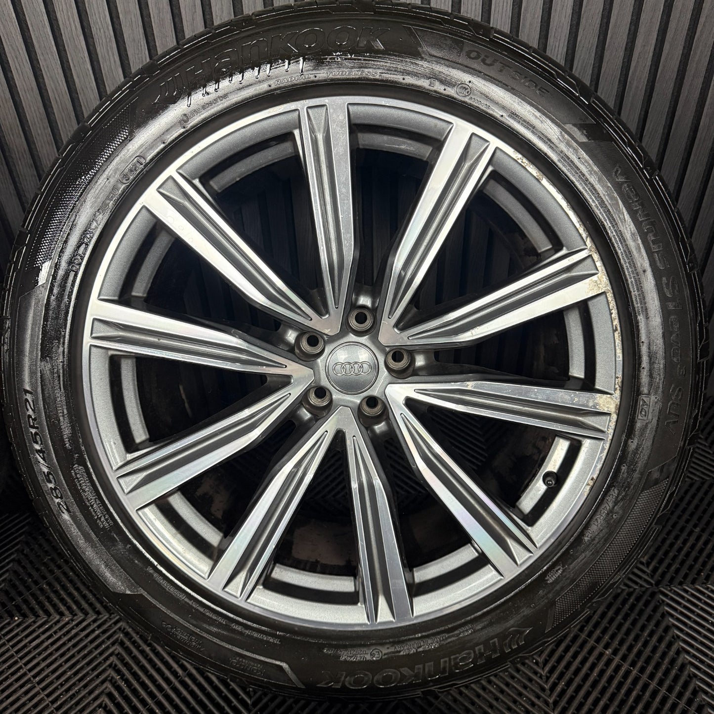 21'' GENUINE AUDI Q8 S LINE MULTISPOKE ALLOY WHEELS ALLOYS TYRES 4M8601025G