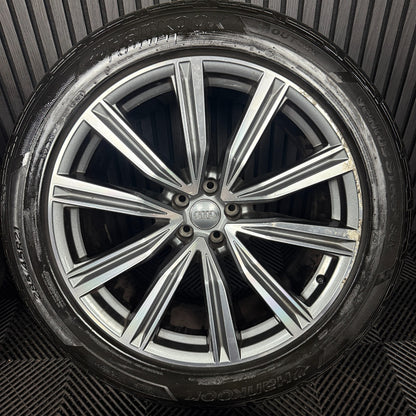 21'' GENUINE AUDI Q8 S LINE MULTISPOKE ALLOY WHEELS ALLOYS TYRES 4M8601025G