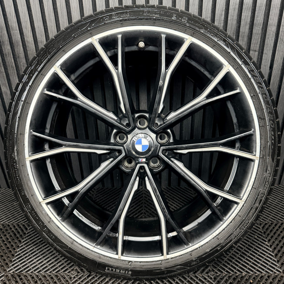 1X 20'' BMW 5 Series 669 M G30 G31 Sport Alloy Wheel Rear 6874445 Genuine
