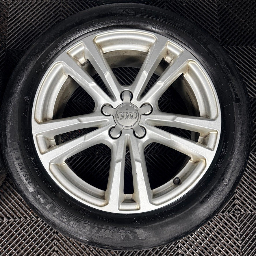 18'' Audi Q3 S Line 5 Double Spoke Facelift Alloy Wheels Tyres Alloys Genuine