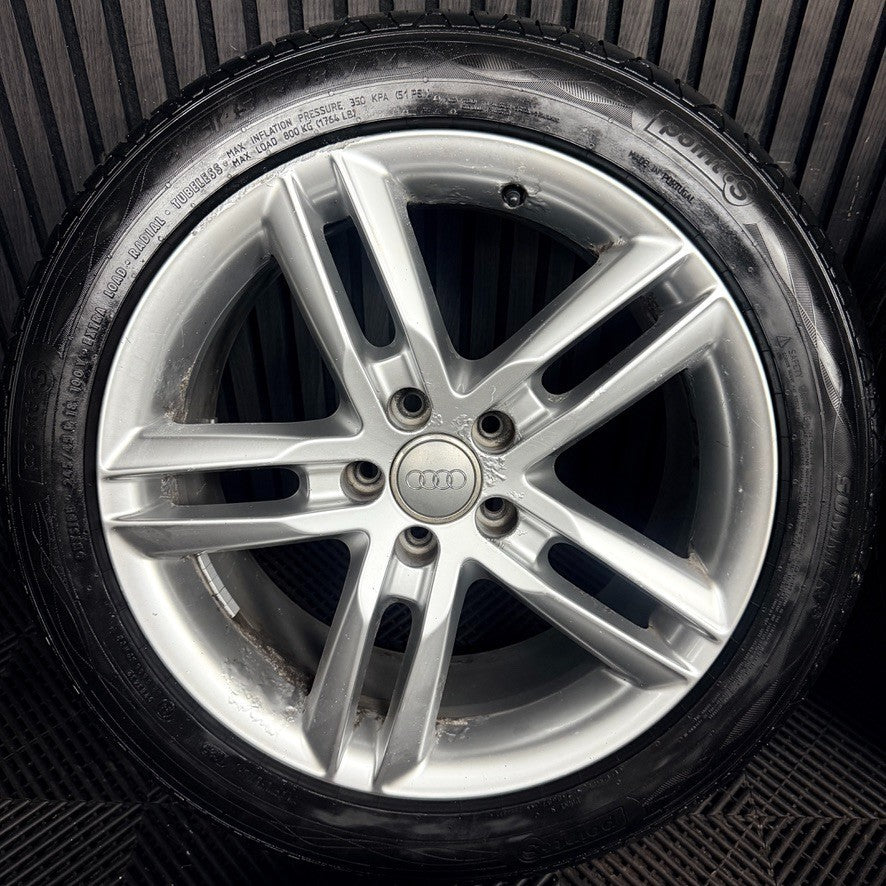 18'' Audi A6 C7 S Line Alloy Wheels Tyres 4G9601025BL Genuine
