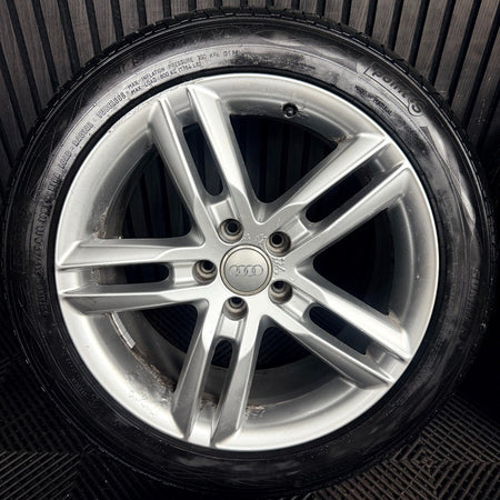 18'' Audi A6 C7 S Line Alloy Wheels Tyres 4G9601025BL Genuine