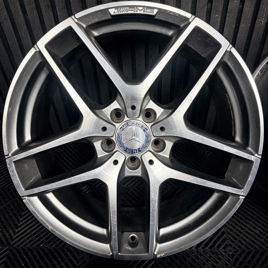 19'' Mercedes AMG GLC Grey DC Sport Alloy Wheels 5X112 Genuine A2534011800