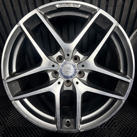 19'' Mercedes AMG GLC Grey DC Sport Alloy Wheels 5X112 Genuine A2534011800