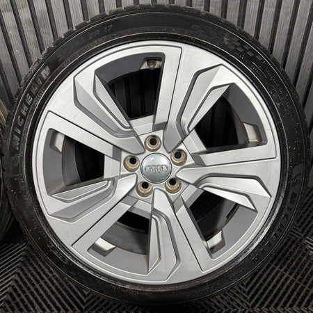 17'' GENUINE AUDI A1 S LINE NEW MODEL GREY ALLOY WHEELS ALLOYS TYRES 82A601025AH
