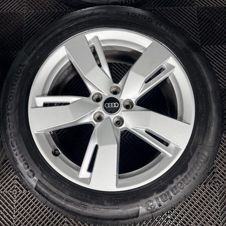 19" Audi Q5 5 Split Spoke S Line SQ5 Alloy Wheels Tyres 5X112 80A601025D Genuine