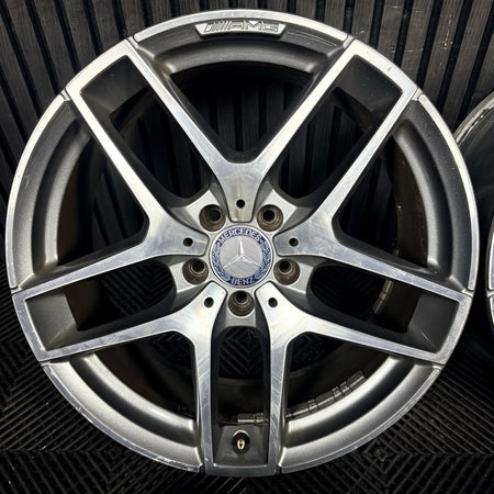 19'' Mercedes AMG GLC Grey DC Sport Alloy Wheels 5X112 Genuine A2534011800