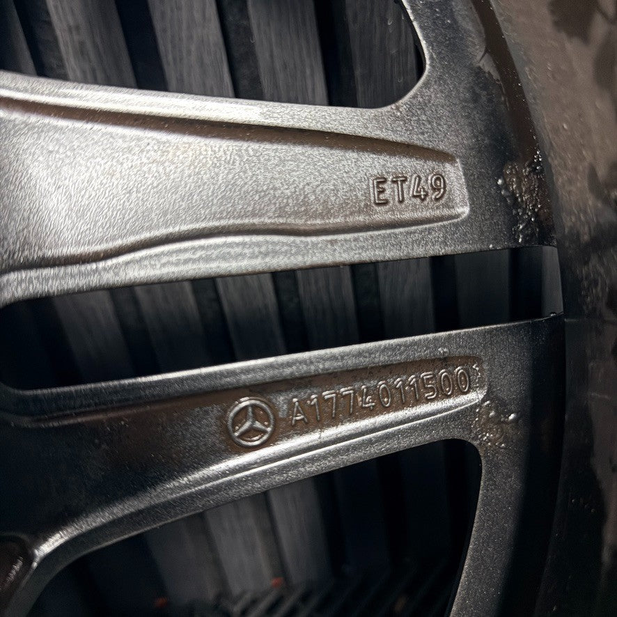 1X 18'' AMG Mercedes A Class CLA W177 Sport Alloy Wheel Tyre A1774011500 Genuine