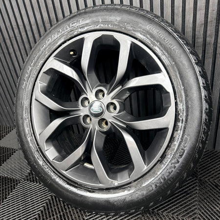 1X 19'' Land Rover Discovery Sport Evoque Grey Alloy Wheel Tyre Genuine